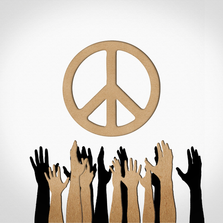 Illustration idea concept of  Peaceの写真素材