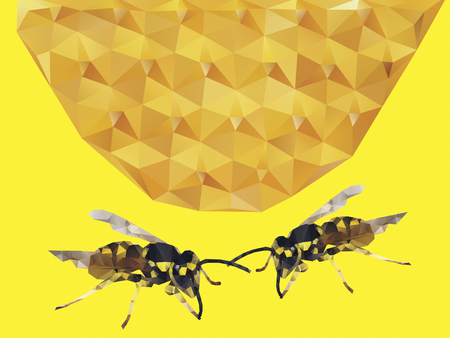 Honey Bee of Vectorのイラスト素材