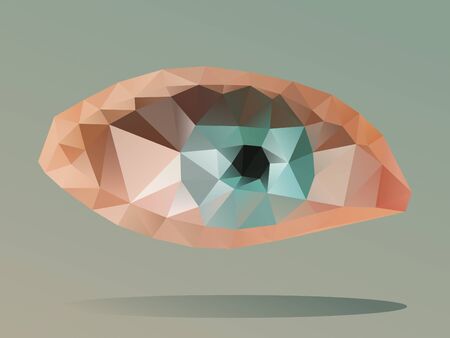 eye  of abstract background Vectorのイラスト素材