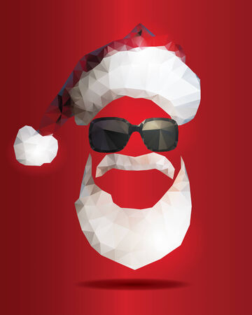 Santa claus  Vector illustration abstractのイラスト素材