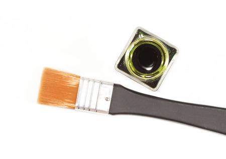 Paintbrush isolated on white background