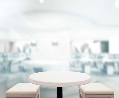 Wood Table Of Background in Office