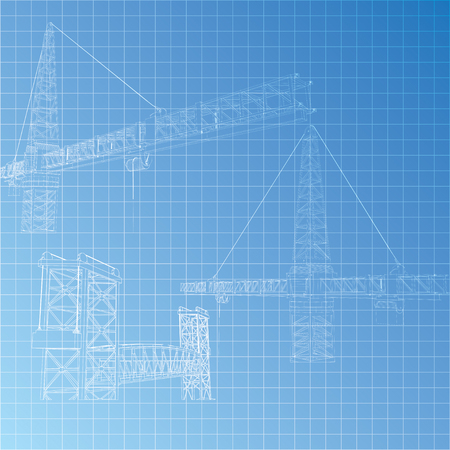 Construction building vector sketch conceptのイラスト素材
