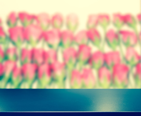Table Top And Blur Holiday of Backgroundの写真素材