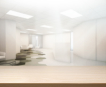 Table Top And Blur Office of Backgroundの写真素材