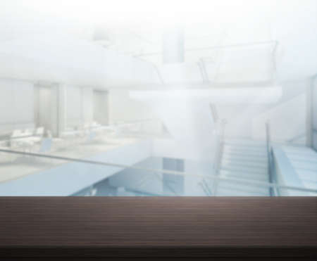 Table Top And Blur Office of the Background