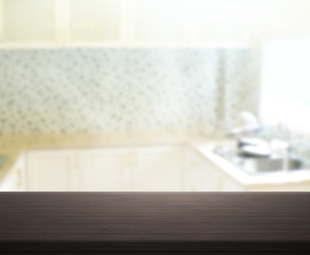 Table Top And Blur Interior of Backgroundの写真素材