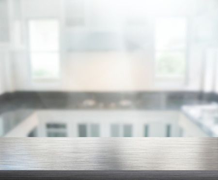 Table Top And Blur Interior of Backgroundの写真素材