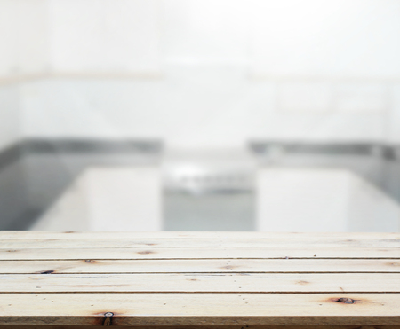 Table Top And Blur Interior of Backgroundの写真素材