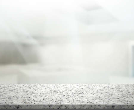 Table Top And Blur Office Of Backgroundの写真素材