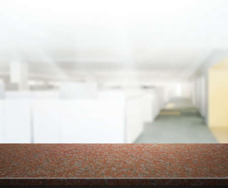 Top Table Of Background in The Officeの写真素材