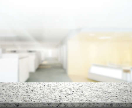 Top Table Of Background in The Officeの写真素材