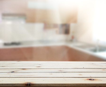 Table Top And Blur Interior of Backgroundの写真素材