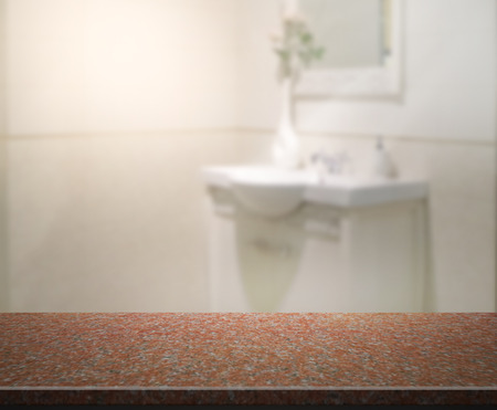 Table Top And Blur Interior of Backgroundの写真素材