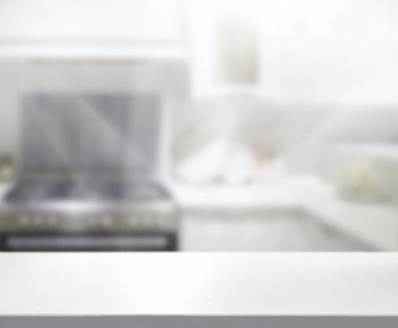 Table Top And Blur Interior of Backgroundの写真素材