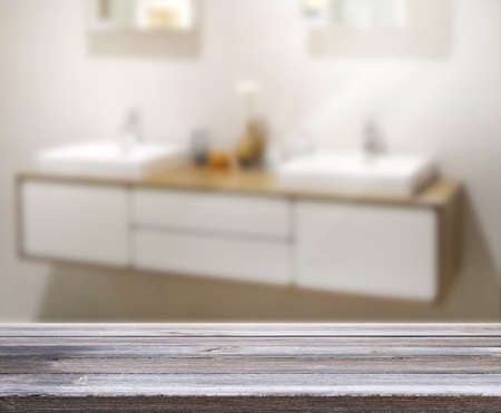 Table Top And Blur Interior of Backgroundの写真素材