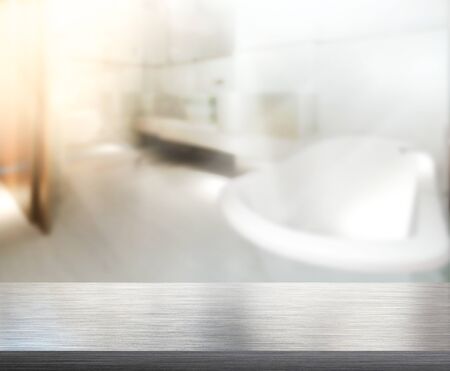 Table Top And Blur Interior of Backgroundの写真素材