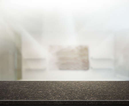 Table Top And Blur Office of Backgroundの写真素材