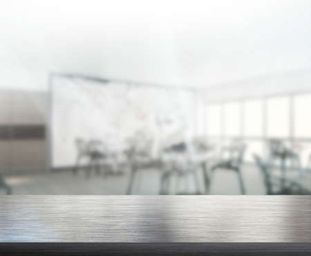 Table Top And Blur Office of Background