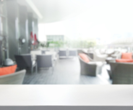 Table Top And Blur Interior of Backgroundの写真素材