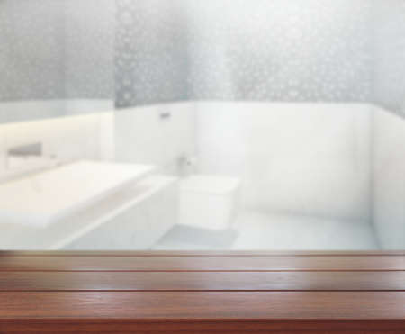 Table Top And Blur Interior of the Backgroundの写真素材