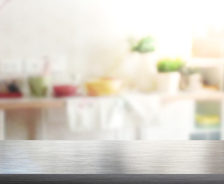 Table Top And Blur Interior of Backgroundの写真素材