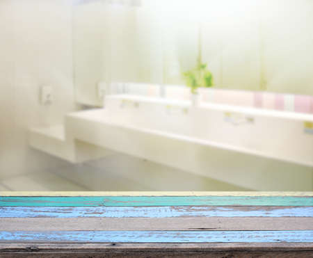 Table Top And Blur Interior of the Backgroundの写真素材