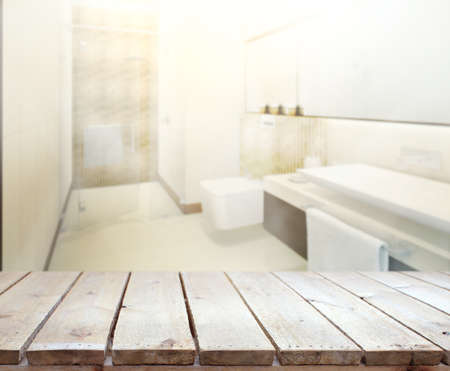 Table Top And Blur Interior of the Backgroundの写真素材