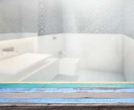 Table Top And Blur Interior of the Backgroundの写真素材