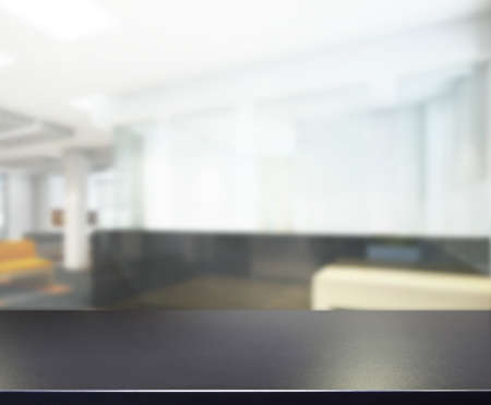 Table Top And Blur Office of the Backgroundの写真素材