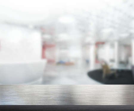 Table Top And Blur Office of the Backgroundの写真素材