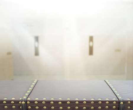 Table Top And Blur Office of the Backgroundの写真素材