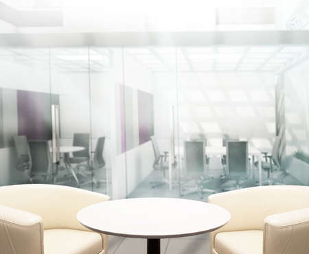 Table Top And Blur Office of the Backgroundの写真素材