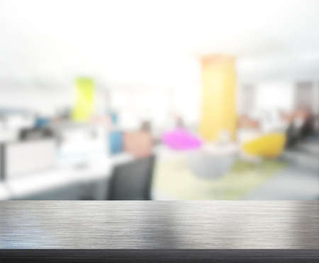 Table Top And Blur Office of the Backgroundの写真素材