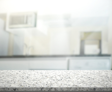 Table Top And Blur Interior of The Backgroundの写真素材