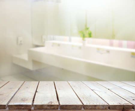 Table Top And Blur Interior of the Backgroundの写真素材