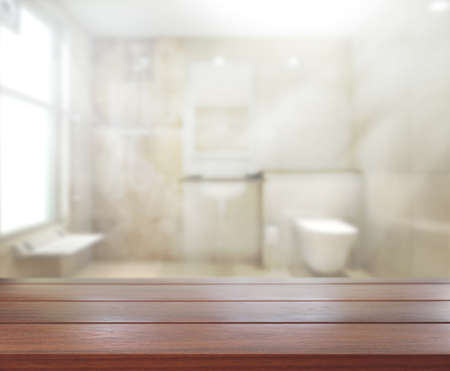 Table Top And Blur Interior of The Backgroundの写真素材