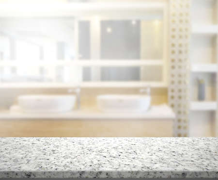Table Top And Blur Interior of The Background