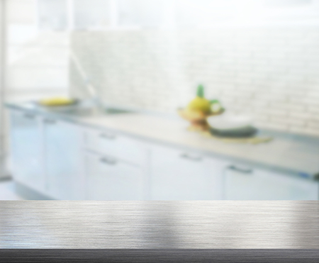 Table Top And Blur Interior of the Backgroundの写真素材