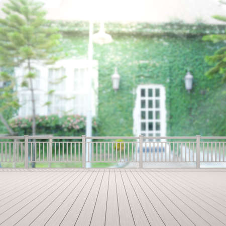 Balcony And Terrace Of The Blur Exterior Backgroundの写真素材