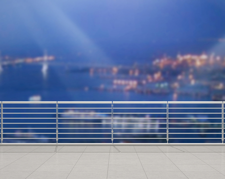 Balcony And Terrace Of The Blur Exterior Backgroundの写真素材