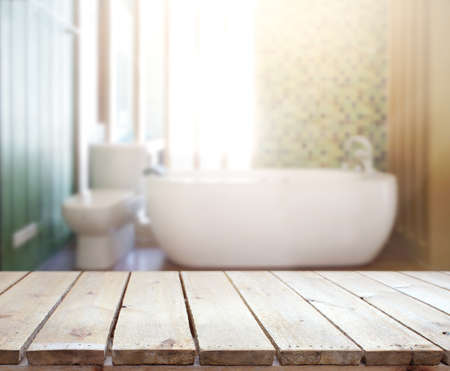 Table Top And Blur Interior of the Backgroundの写真素材