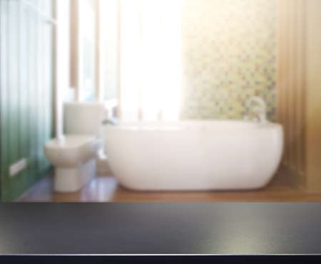 Table Top And Blur Interior of the Backgroundの写真素材