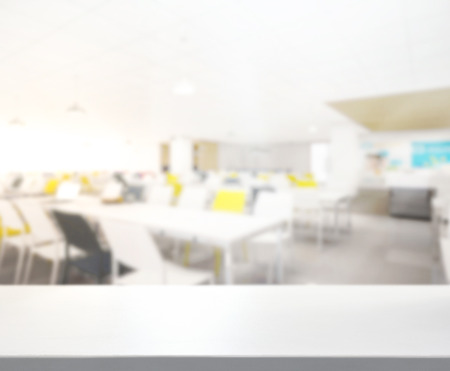 Table Top And Blur Interior of The Backgroundの写真素材