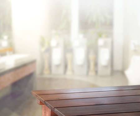 Table Top And Blur Interior of The Background
