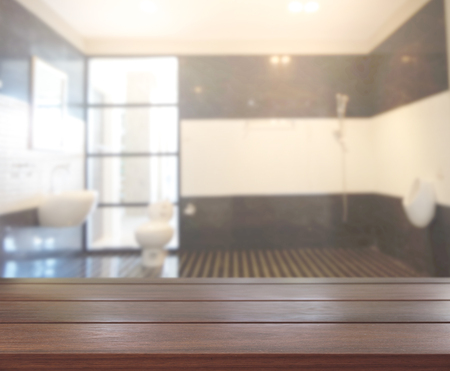 Table Top And Blur Interior of The Backgroundの写真素材