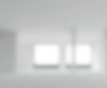 Abstract White Blur Interior Of The backgroundの写真素材