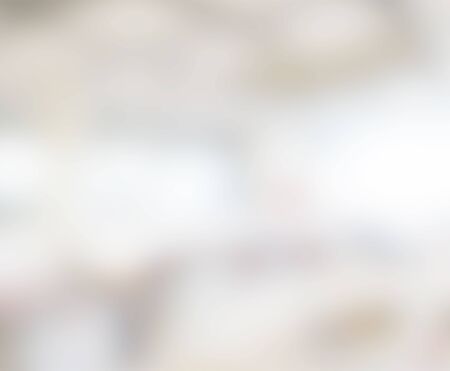 Abstract White Blur Interior Of The backgroundの写真素材