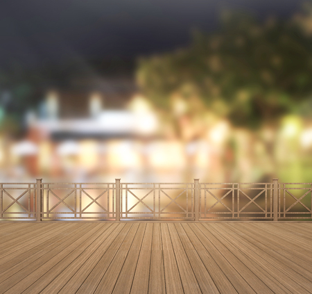 Balcony And Terrace Of The Blur Exterior Backgroundの写真素材
