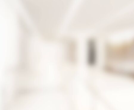 Abstract White Blur Interior Of The backgroundの写真素材